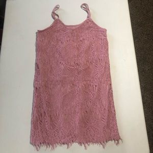 Pink Lace Dress